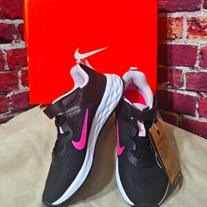 Nike Black and Pink Kids' Sneakers